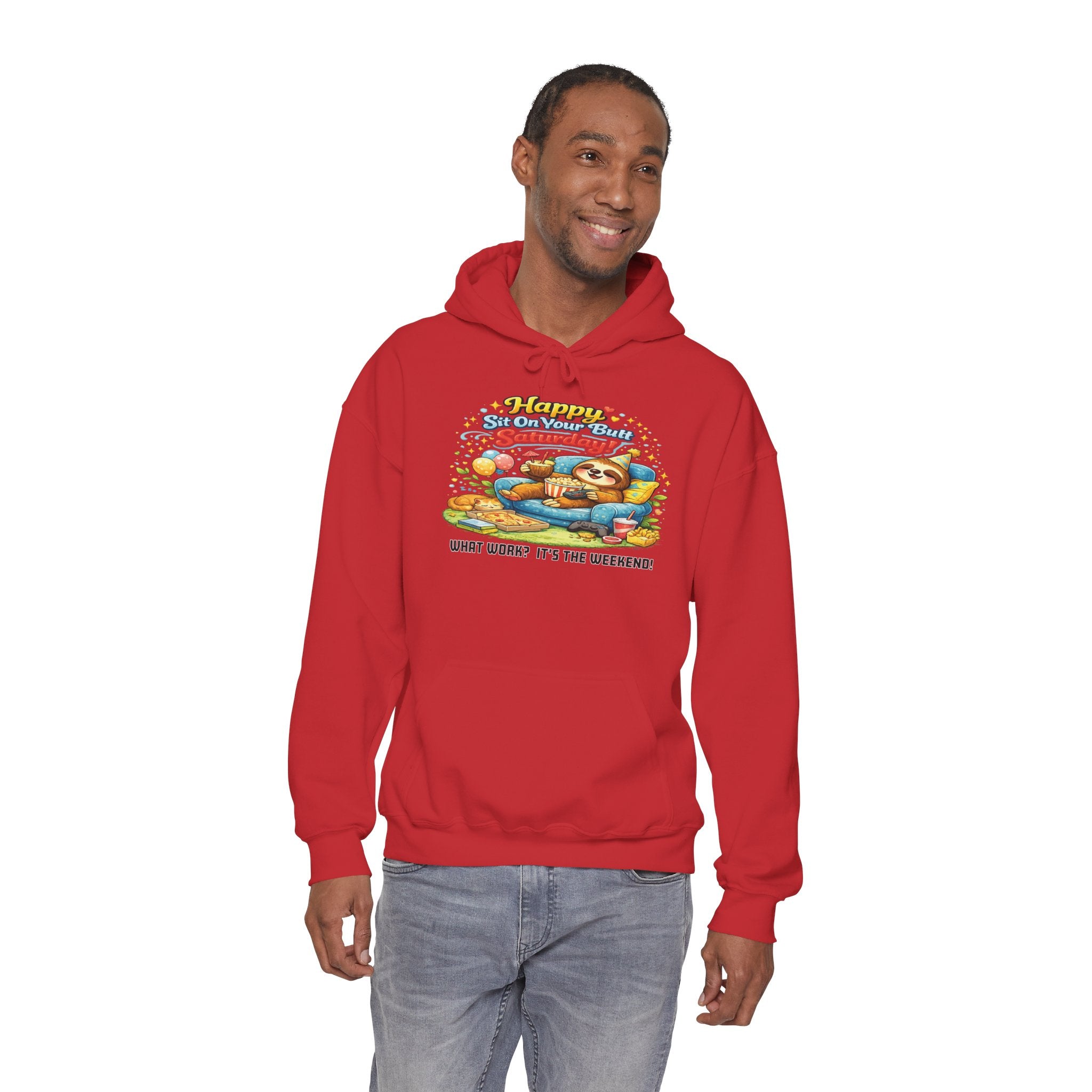 Saturday - Procrastination Sloth Series Hoodie