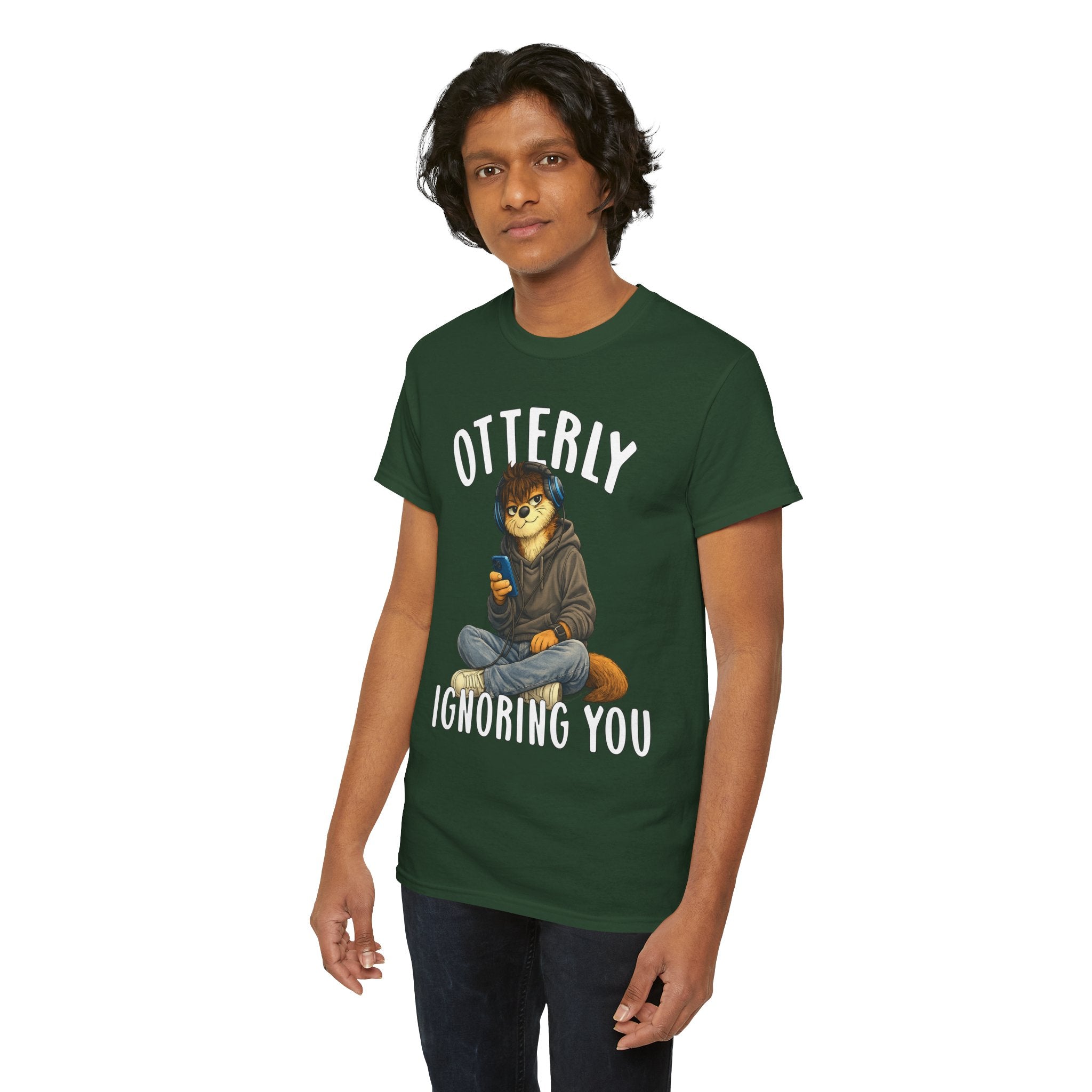 "Otterly Ignoring You" Teen Boy Tee - Otter Series