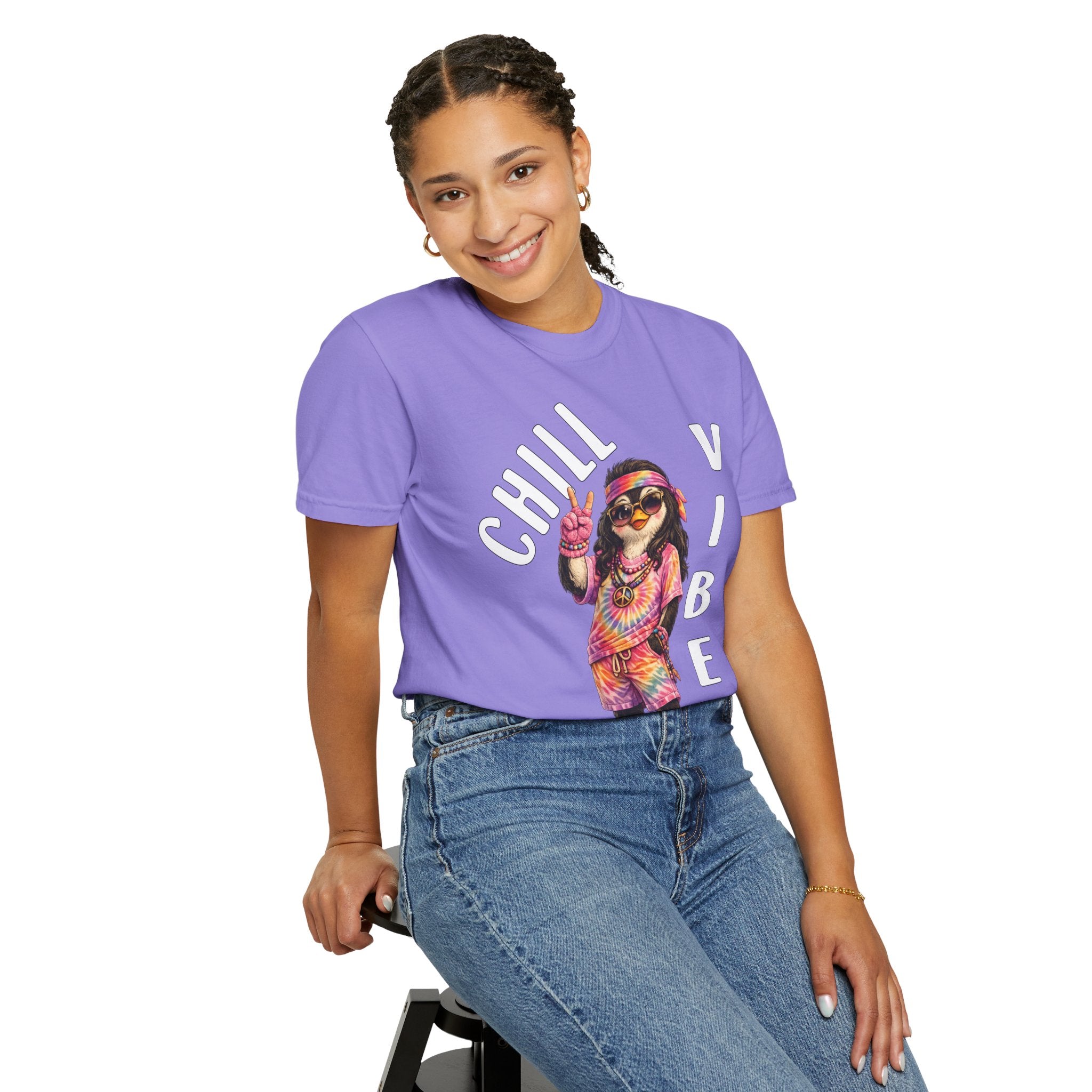 Chill Vibes Girl T-shirt - Penguin Series
