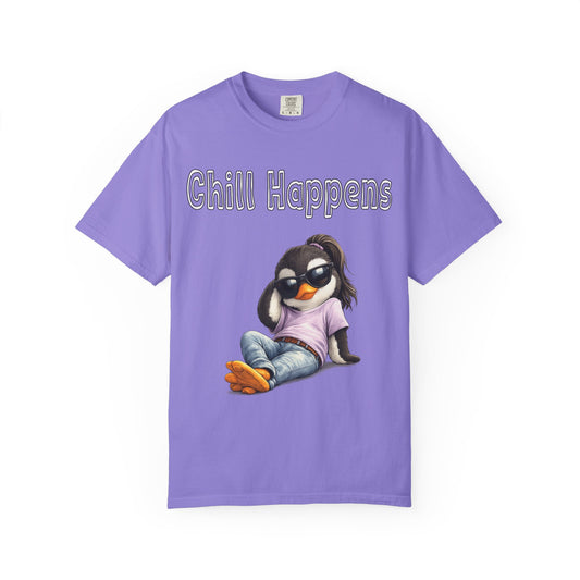 "Chill Happens" T-shirt Penguin Series