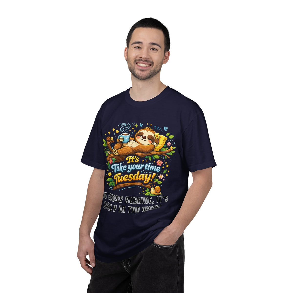 Tuesday - Procrastination Sloth Series T-shirt