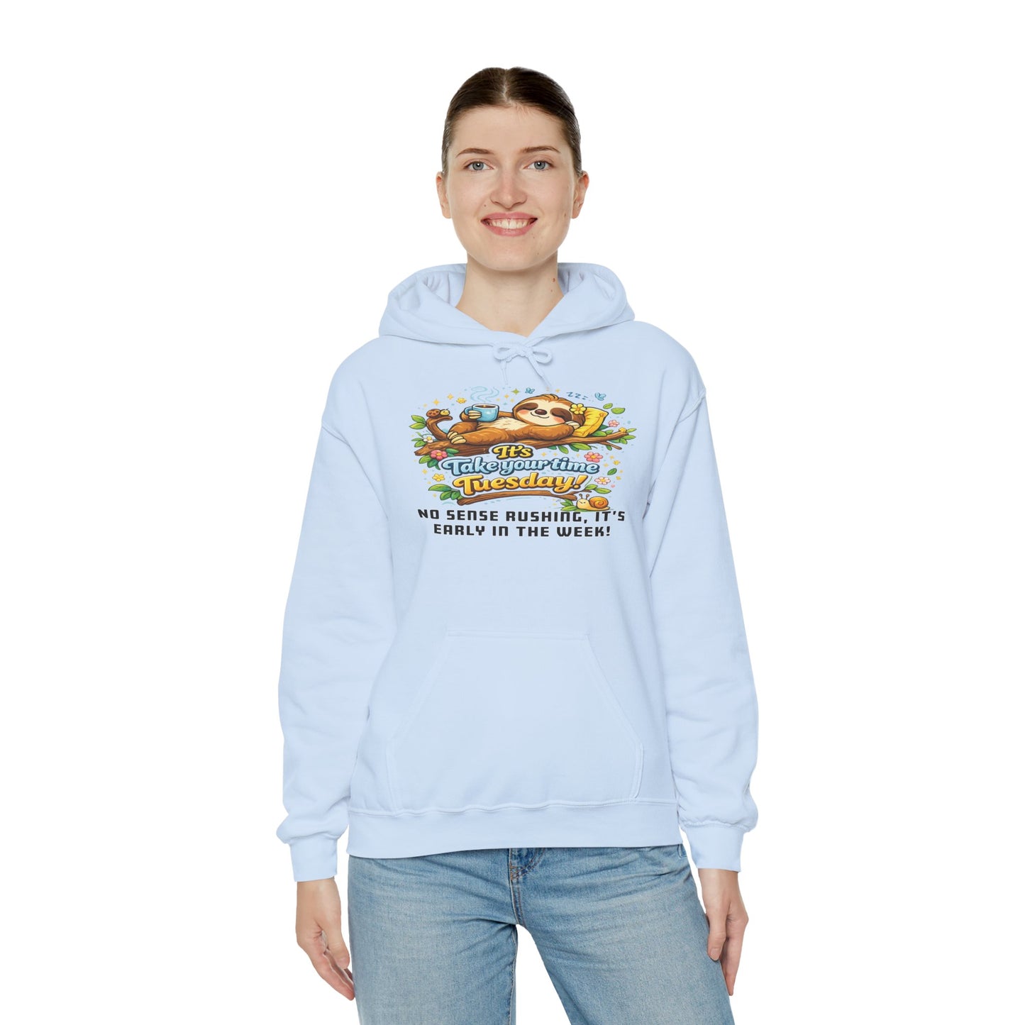 Tuesday - Procrastination Sloth Series Hoodie