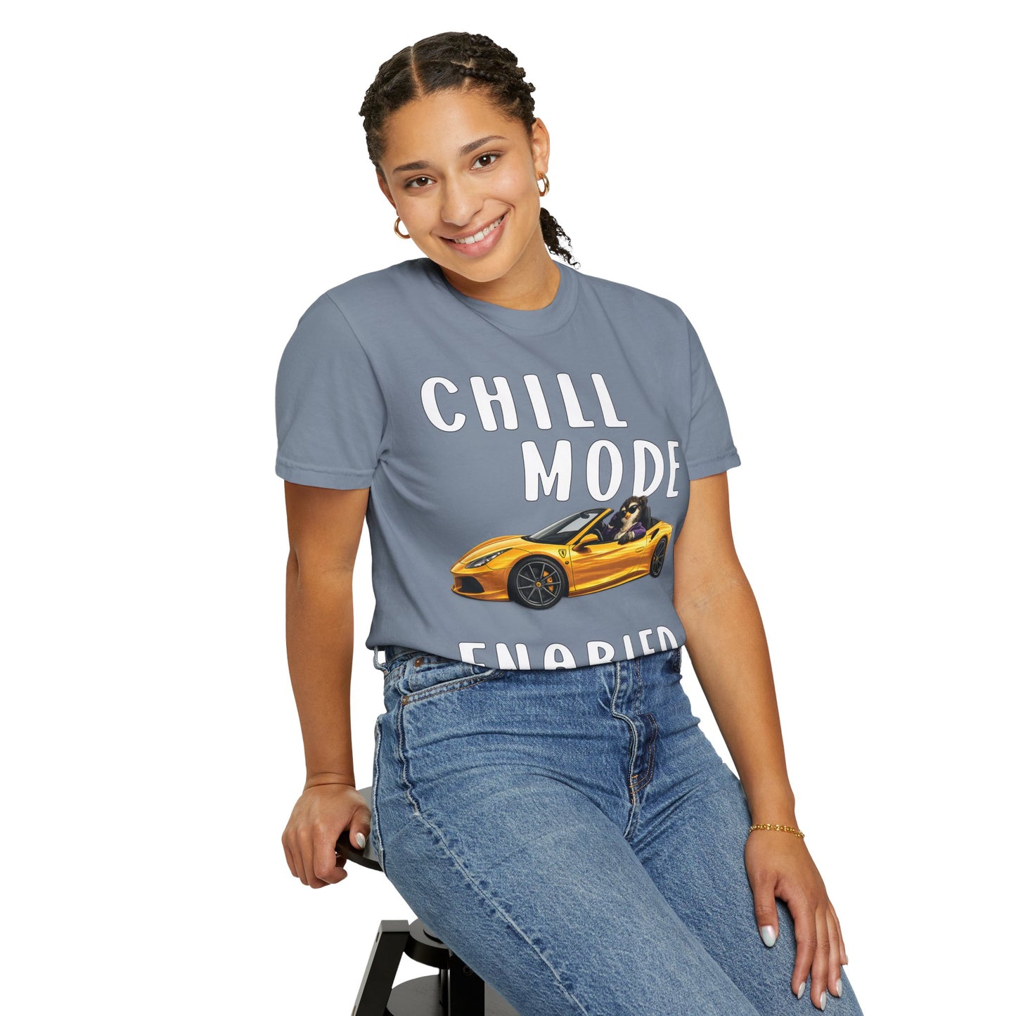 Chill Mode Enabled Girl T-shirt - Penguin Series