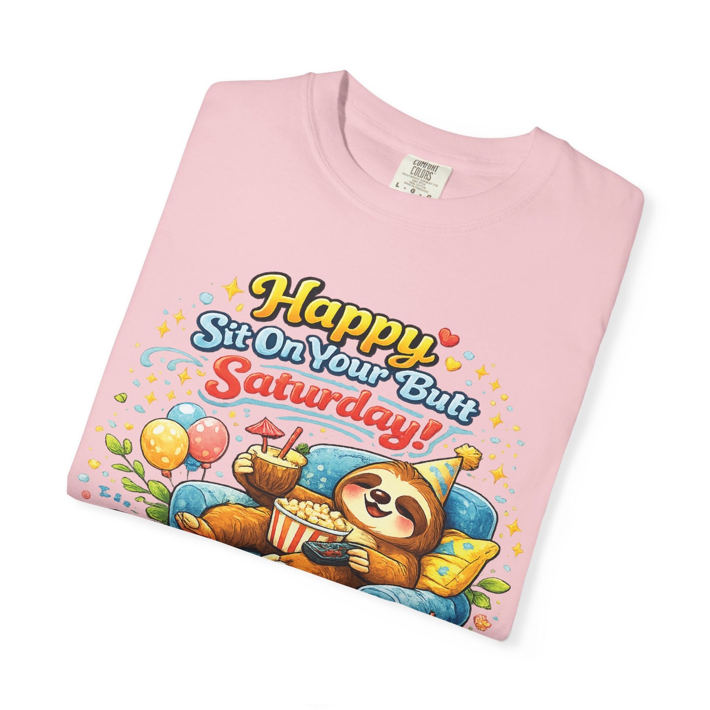 Saturday - Procrastination Sloth Series T-shirt