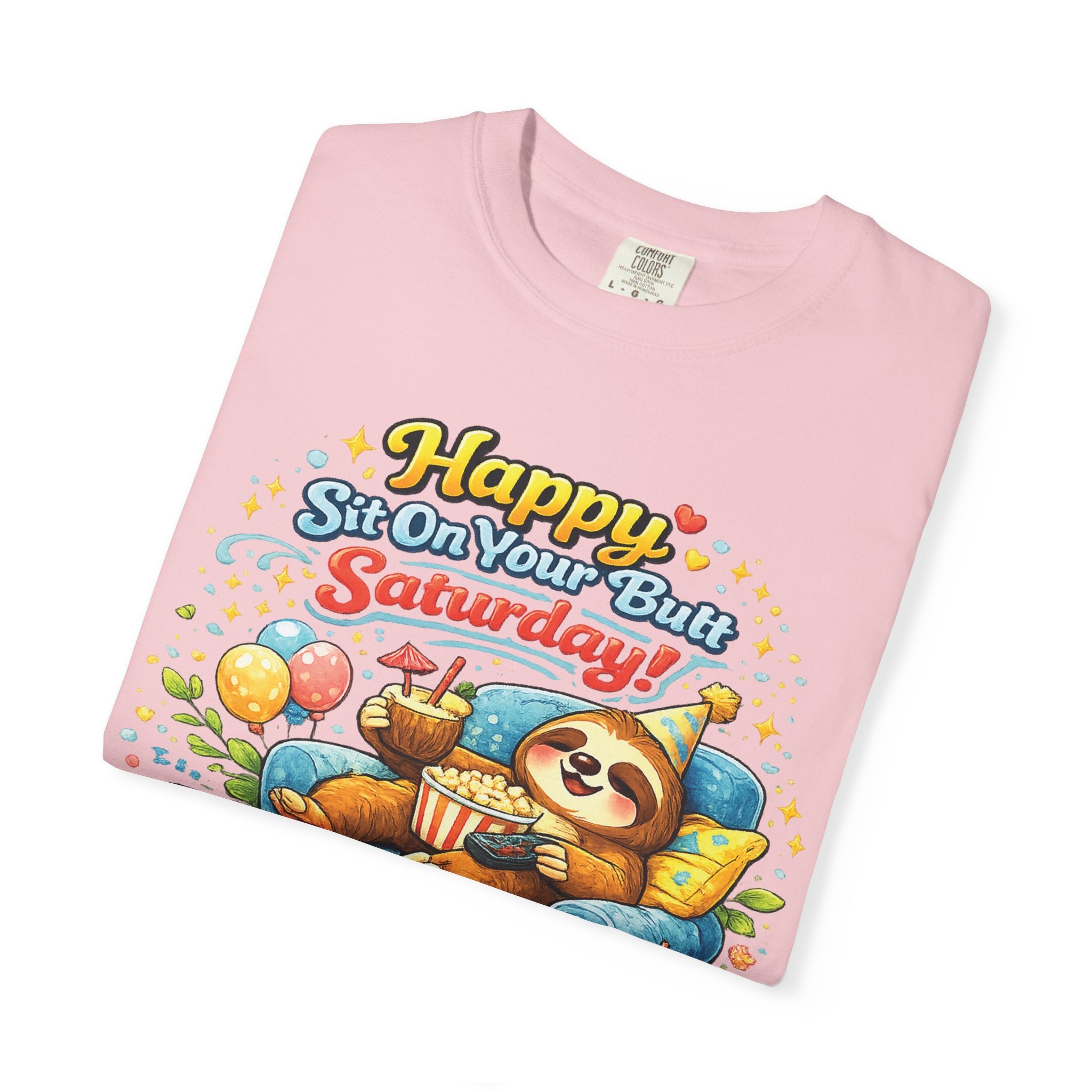 Saturday - Procrastination Sloth Series T-shirt