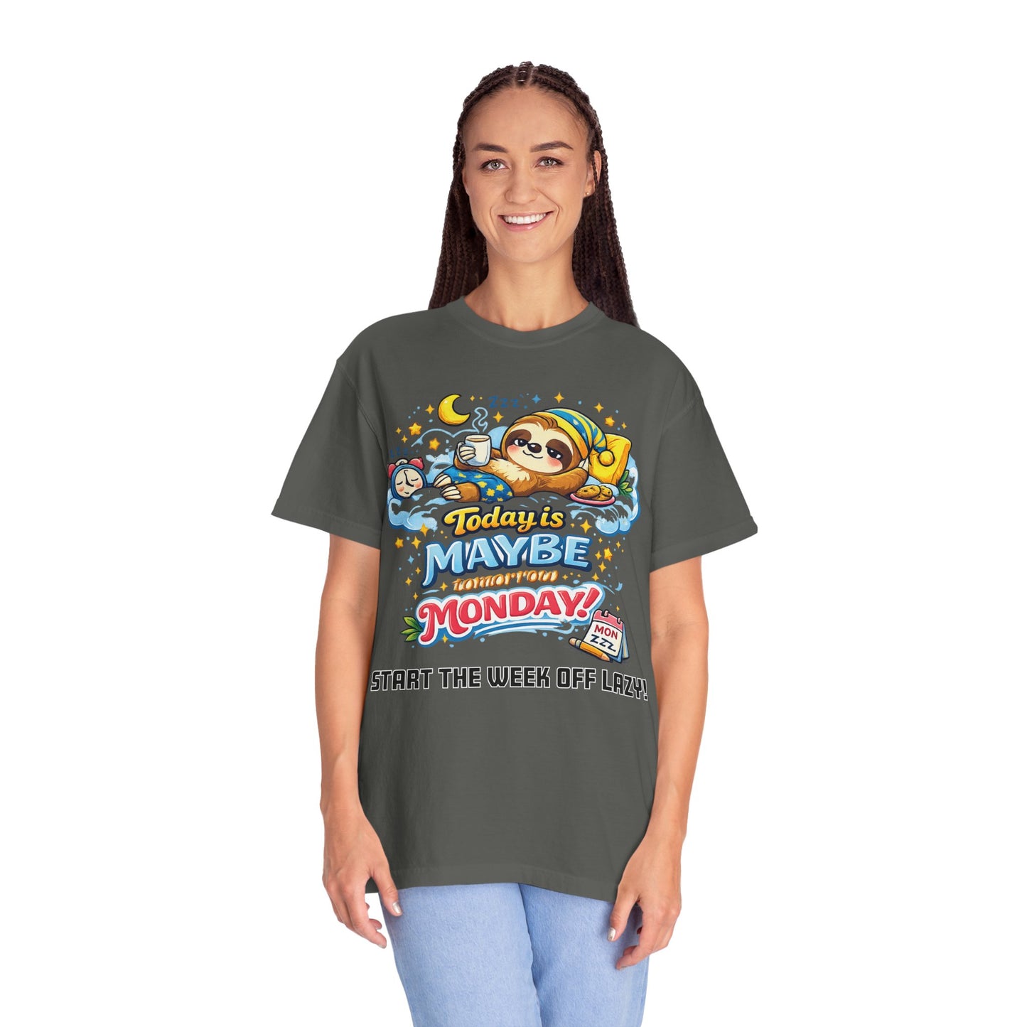 Monday - Procrastination Sloth Series T-shirt