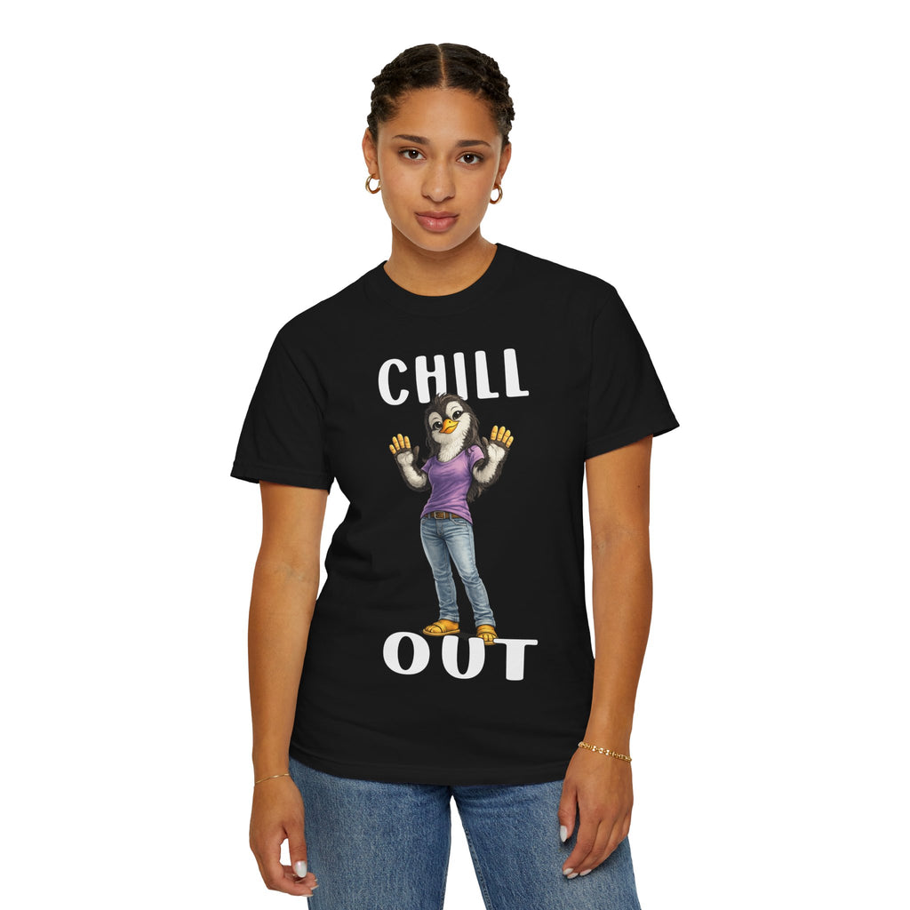 Chill Out Girl T-shirt - Penguin Series