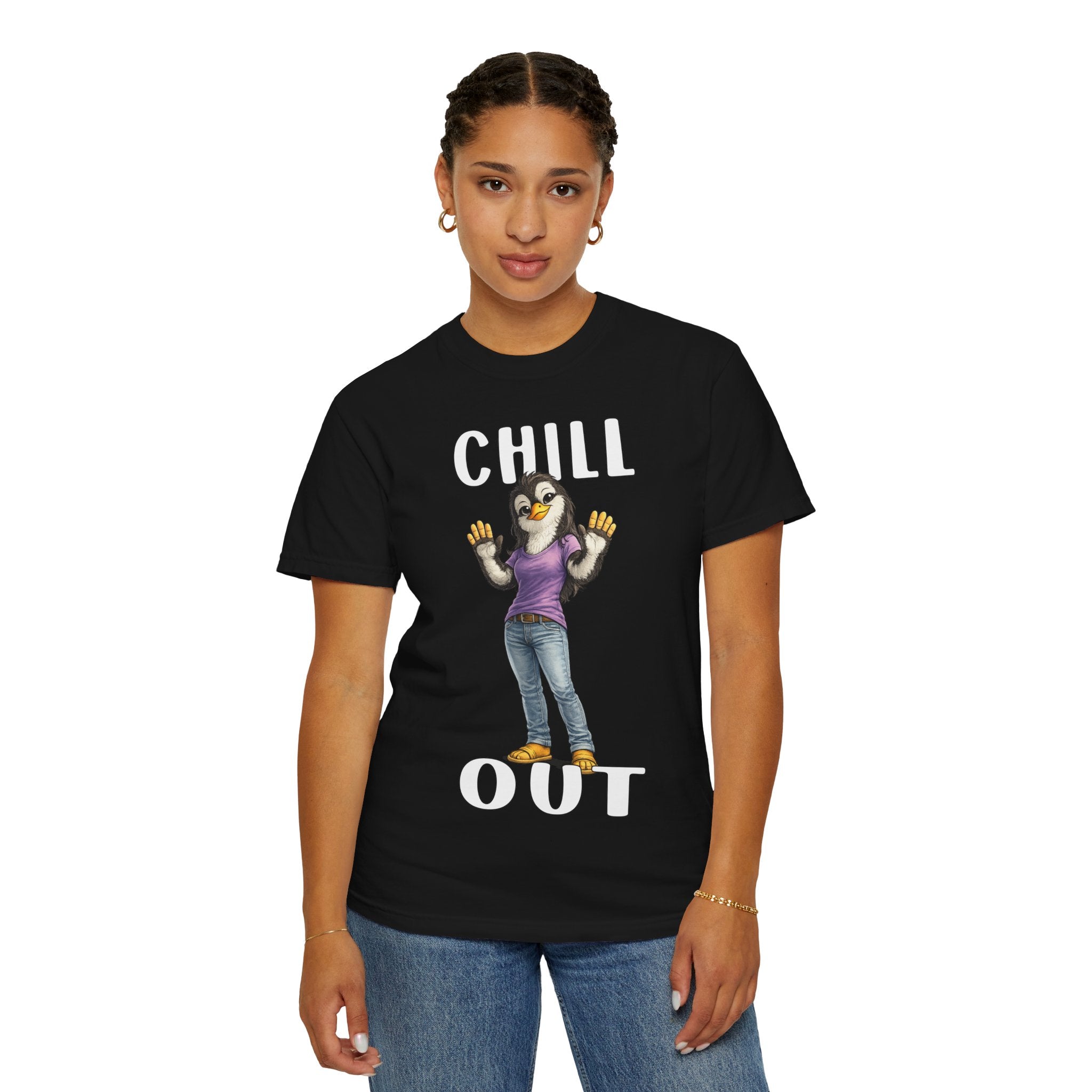 Chill Out Girl T-shirt - Penguin Series