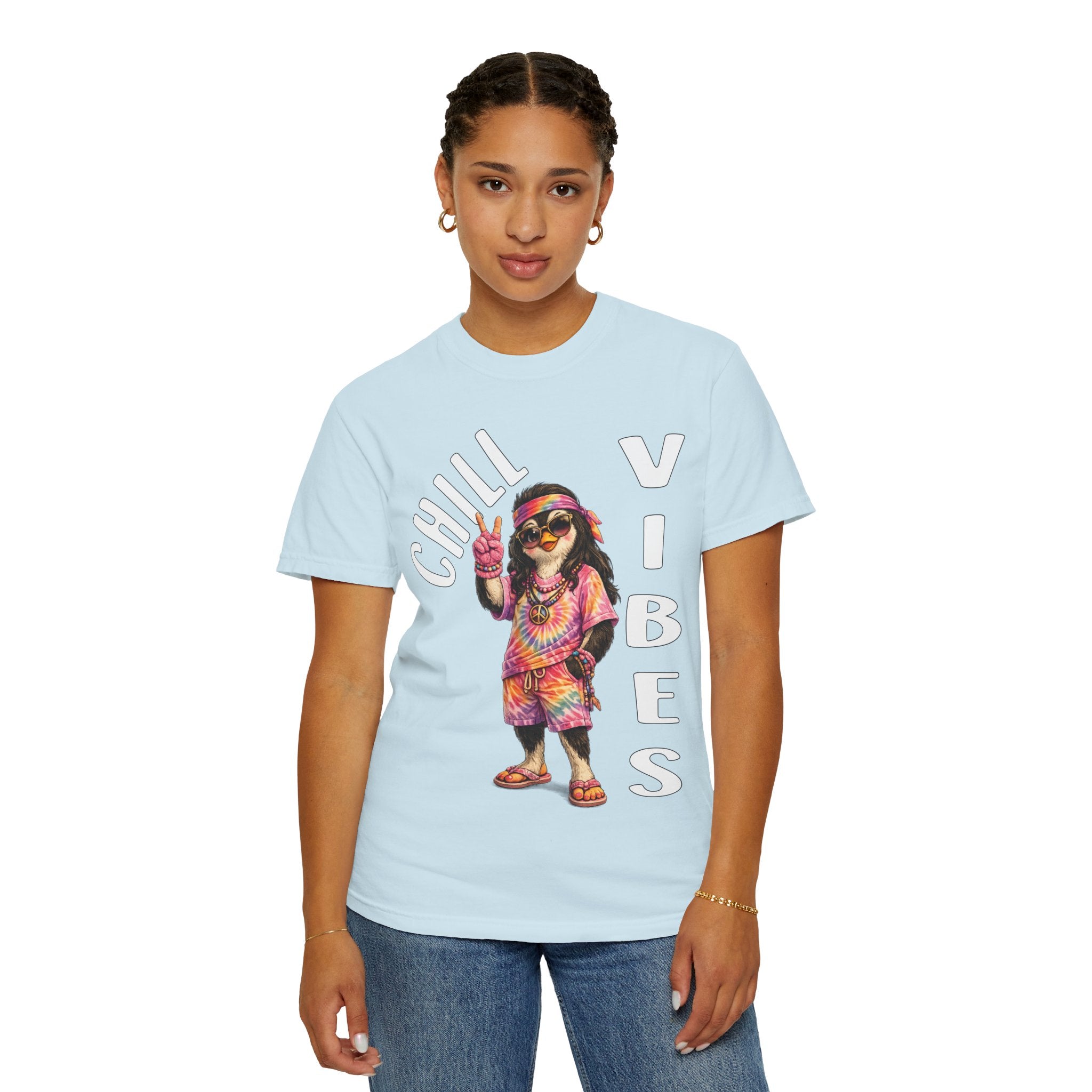 Chill Vibes Girl T-shirt - Penguin Series