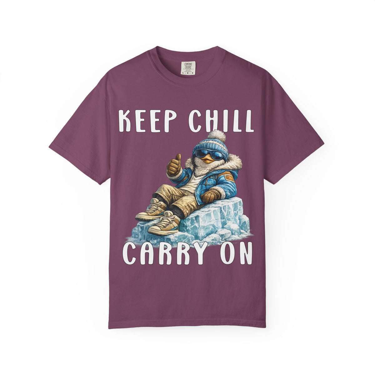 Keep Chill Carry On Boy T-shirt - Penguin Series