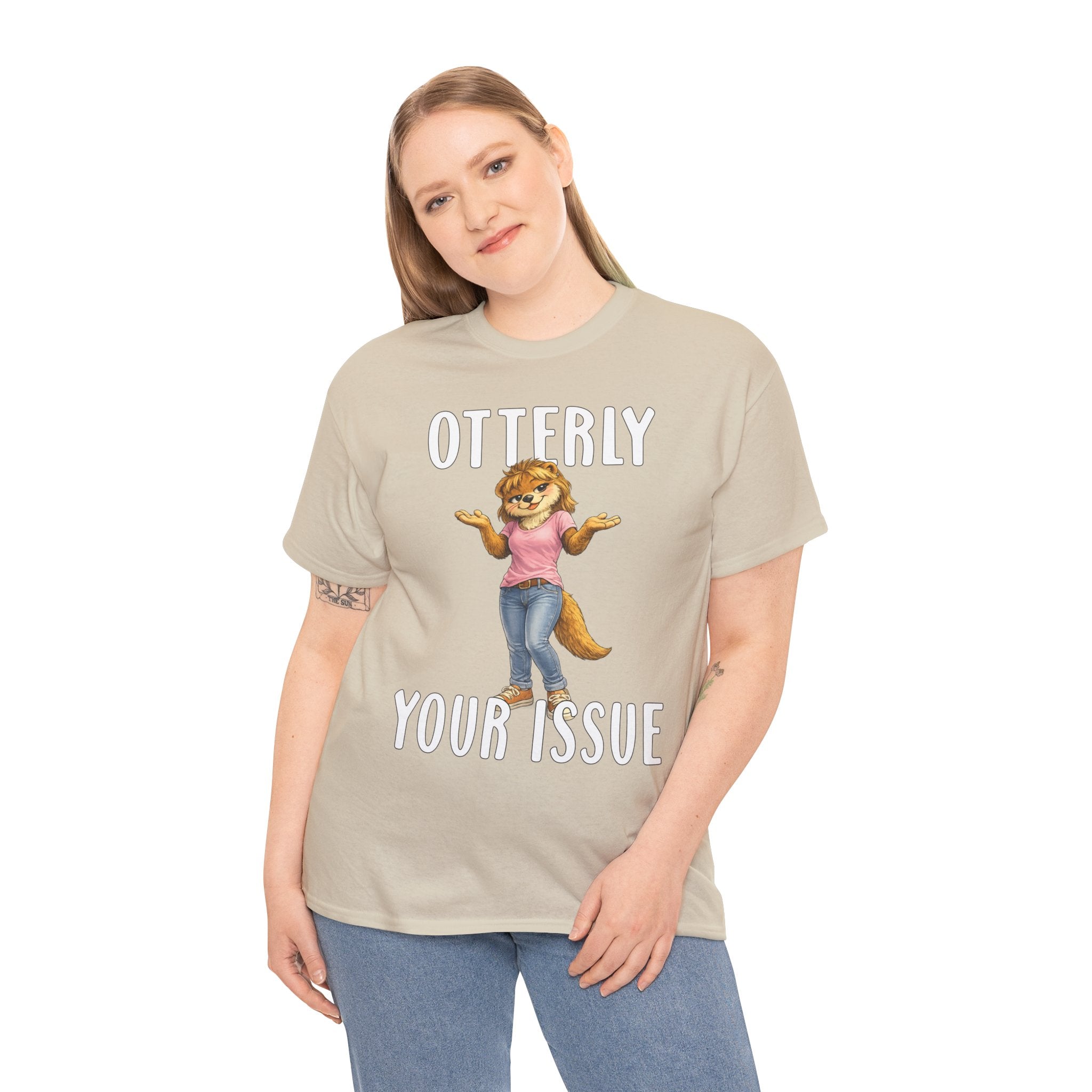 "Otterly Your Issue" Girl Tee - Otter Series