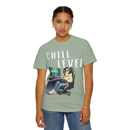 Chill Level Expert Girl T-shirt - Penguin Series