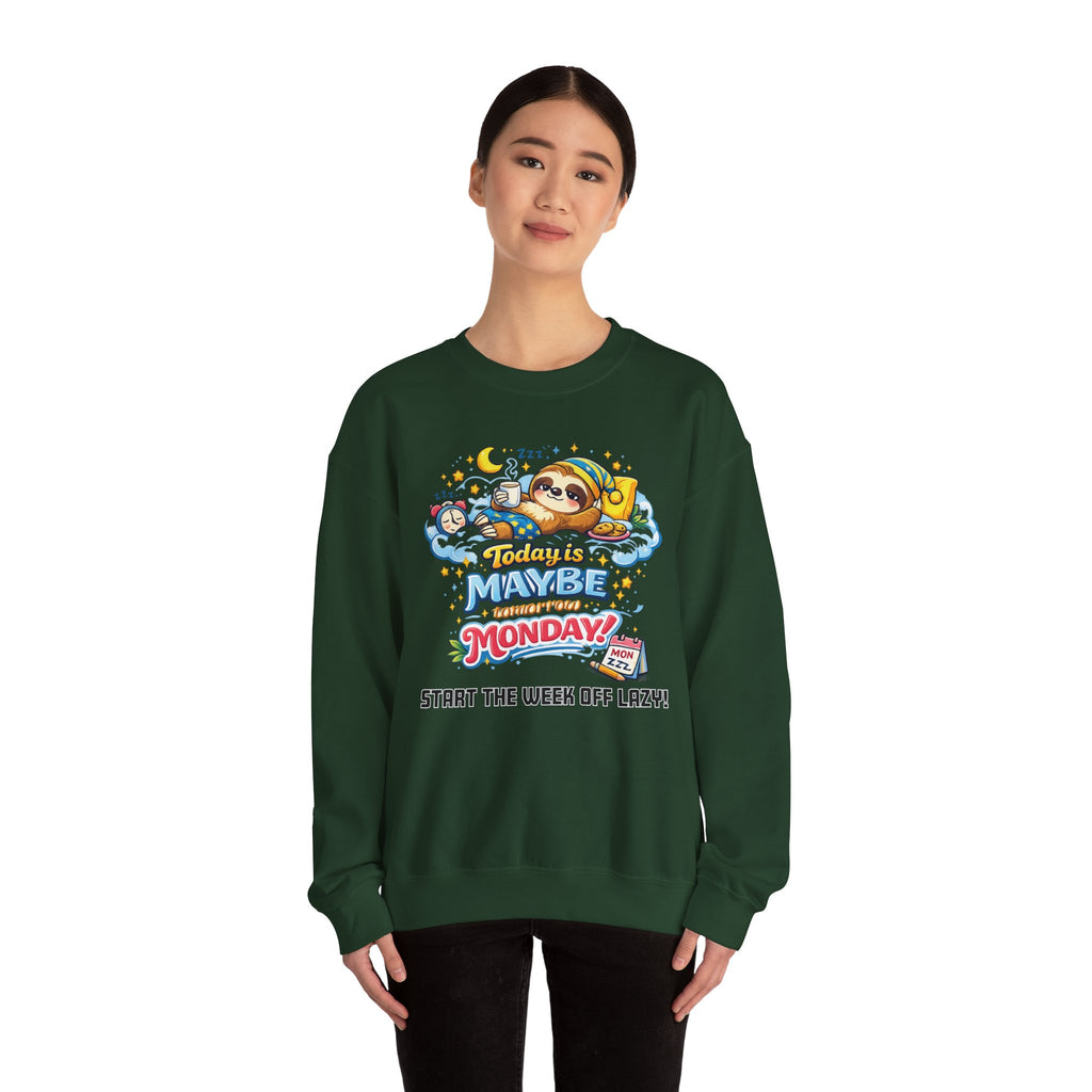 Monday - Procrastination Sloth Series Sweatshirt