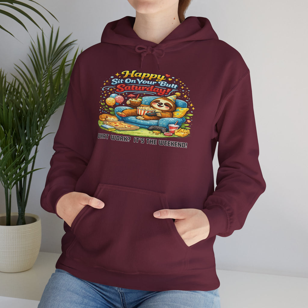 Saturday - Procrastination Sloth Series Hoodie