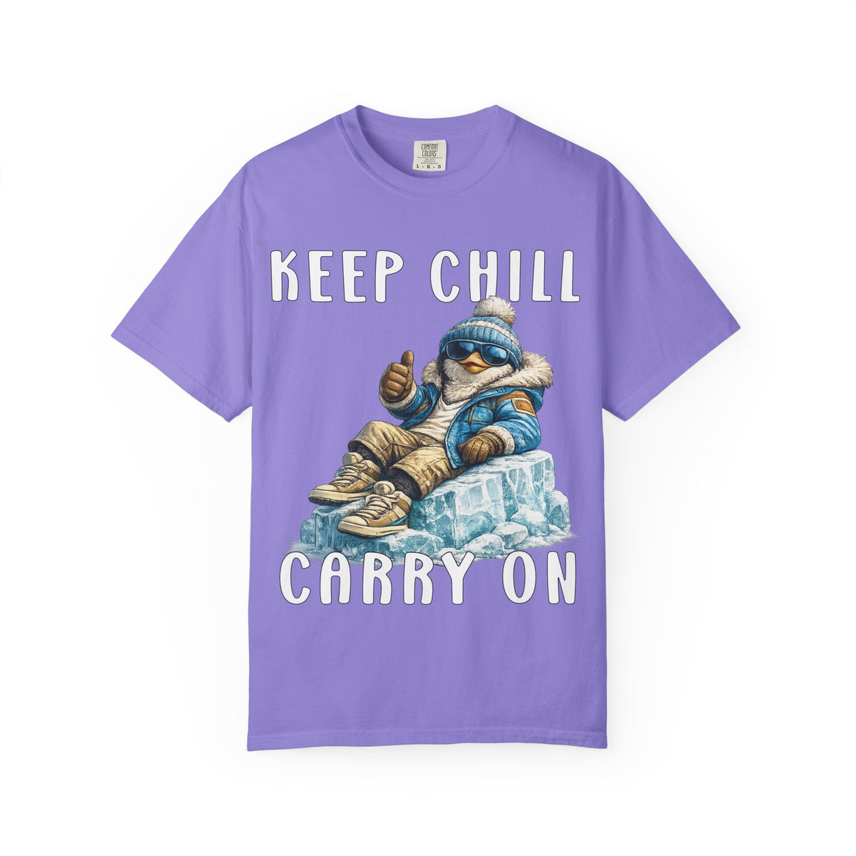 Keep Chill Carry On Boy T-shirt - Penguin Series