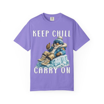 Keep Chill Carry On Boy T-shirt - Penguin Series