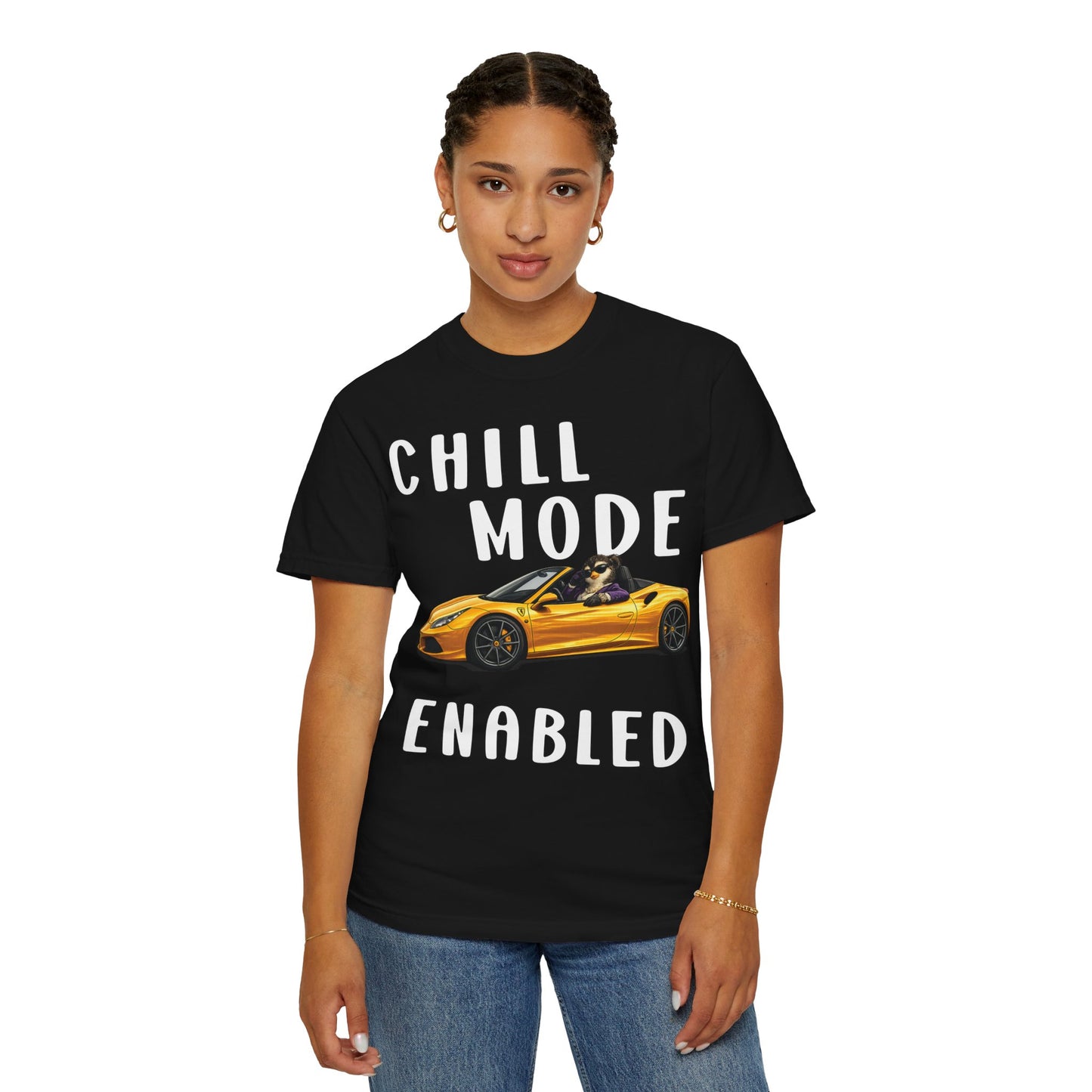 Chill Mode Enabled Girl T-shirt - Penguin Series