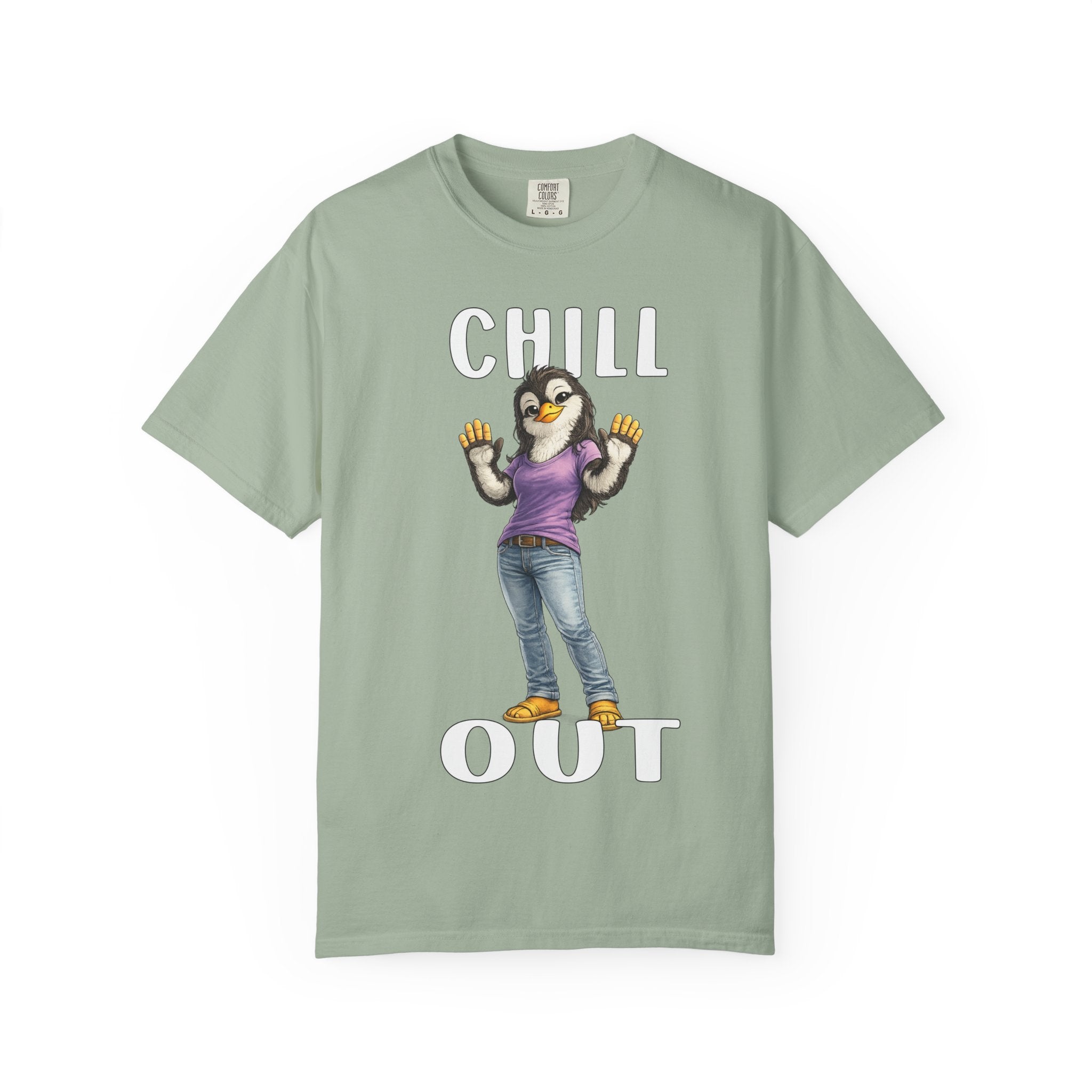 Chill Out Girl T-shirt - Penguin Series