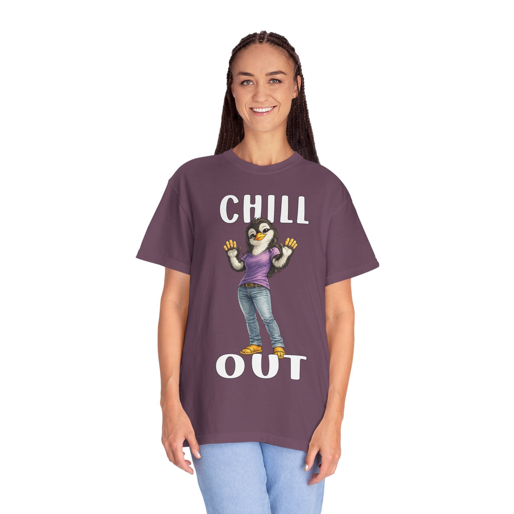 Chill Out Girl T-shirt - Penguin Series