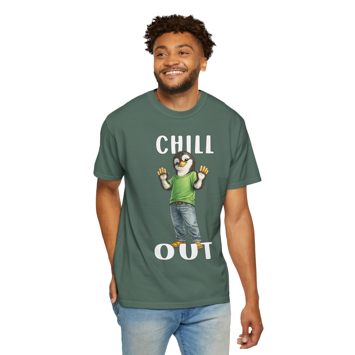 Chill Out Boy T-shirt - Penguin Series