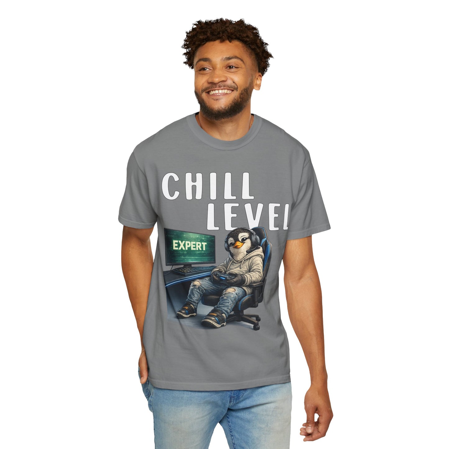 Chill Level Expert T-shirt - Penguin Series