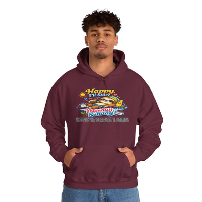 Sunday - Procrastination Sloth Series Hoodie