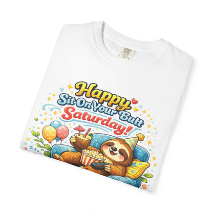 Saturday - Procrastination Sloth Series T-shirt