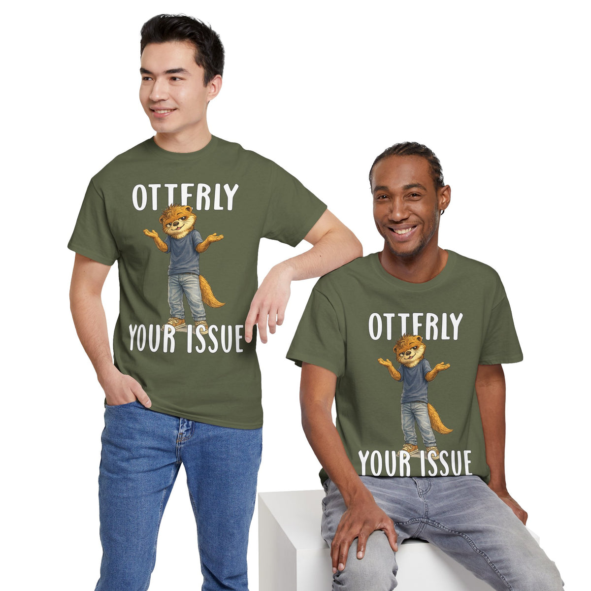 "Otterly Your Issue" Boy Tee - Otter Series
