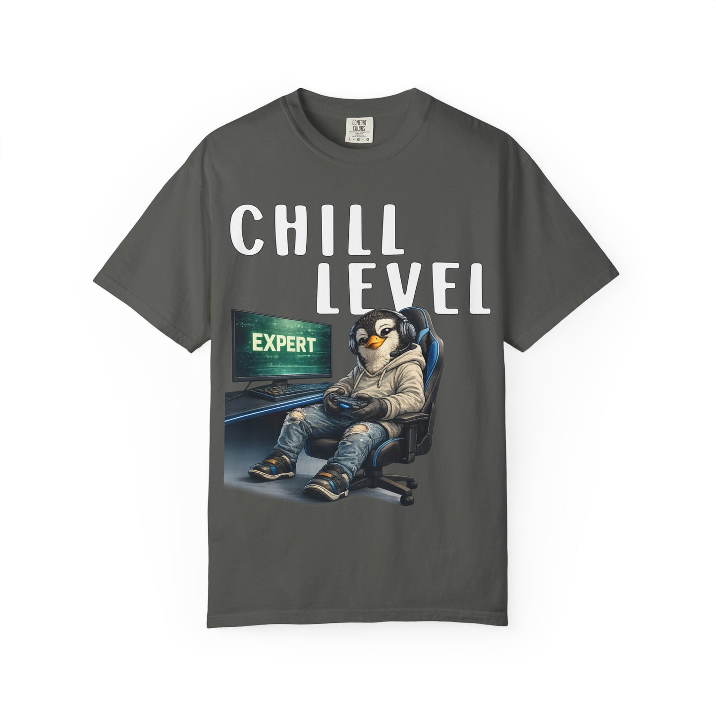Chill Level Expert T-shirt - Penguin Series