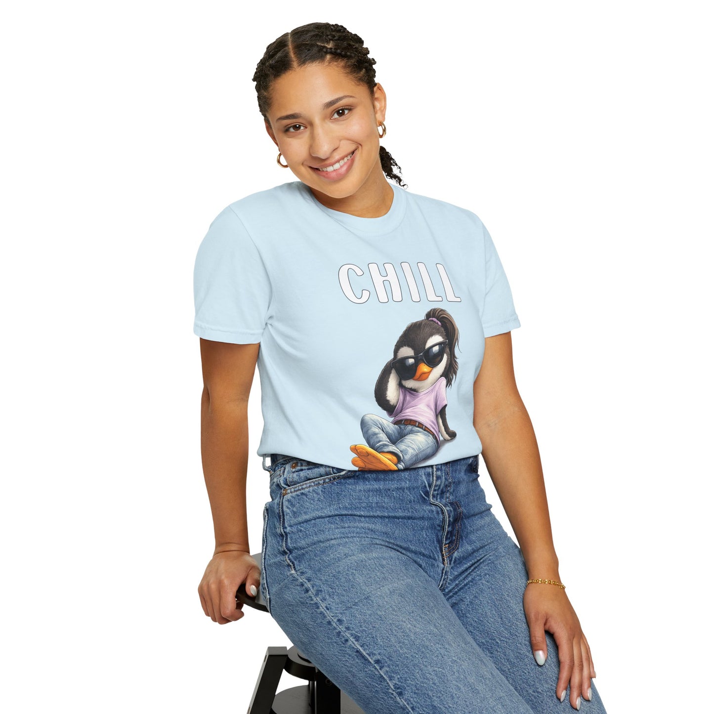 Chill Happens Girl T-shirt - Penguin Series