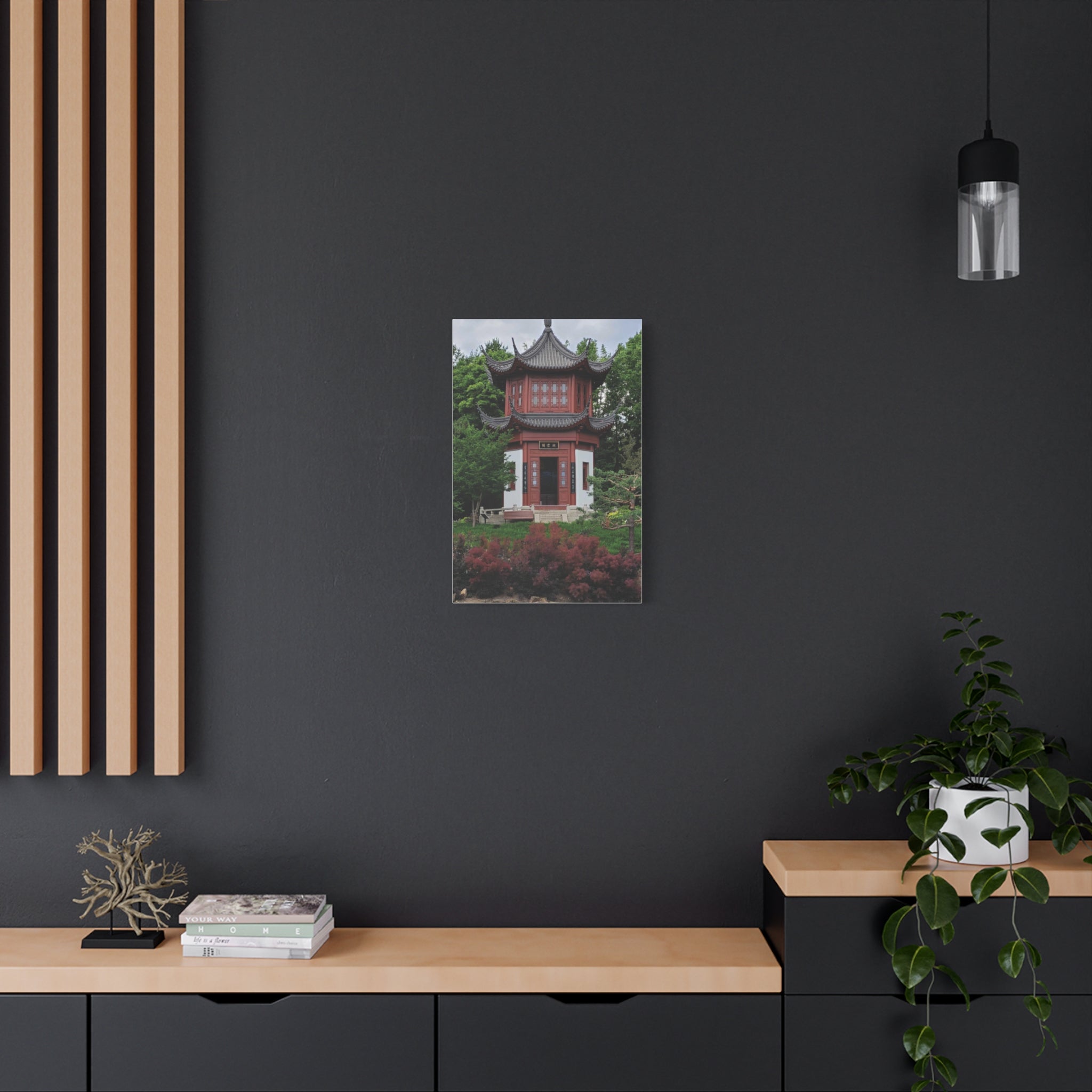 "Pavillion of Friendship" photograph on stretched canvas