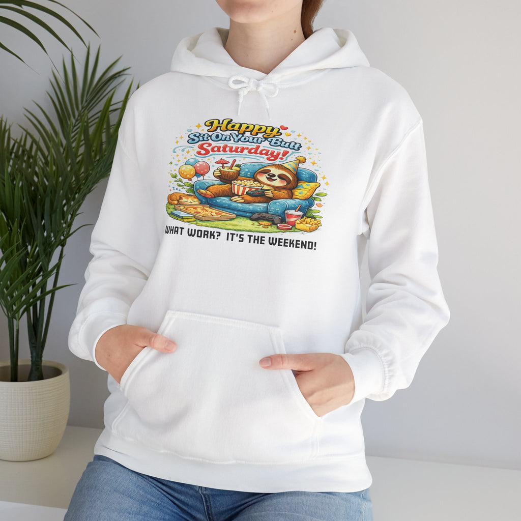 Saturday - Procrastination Sloth Series Hoodie
