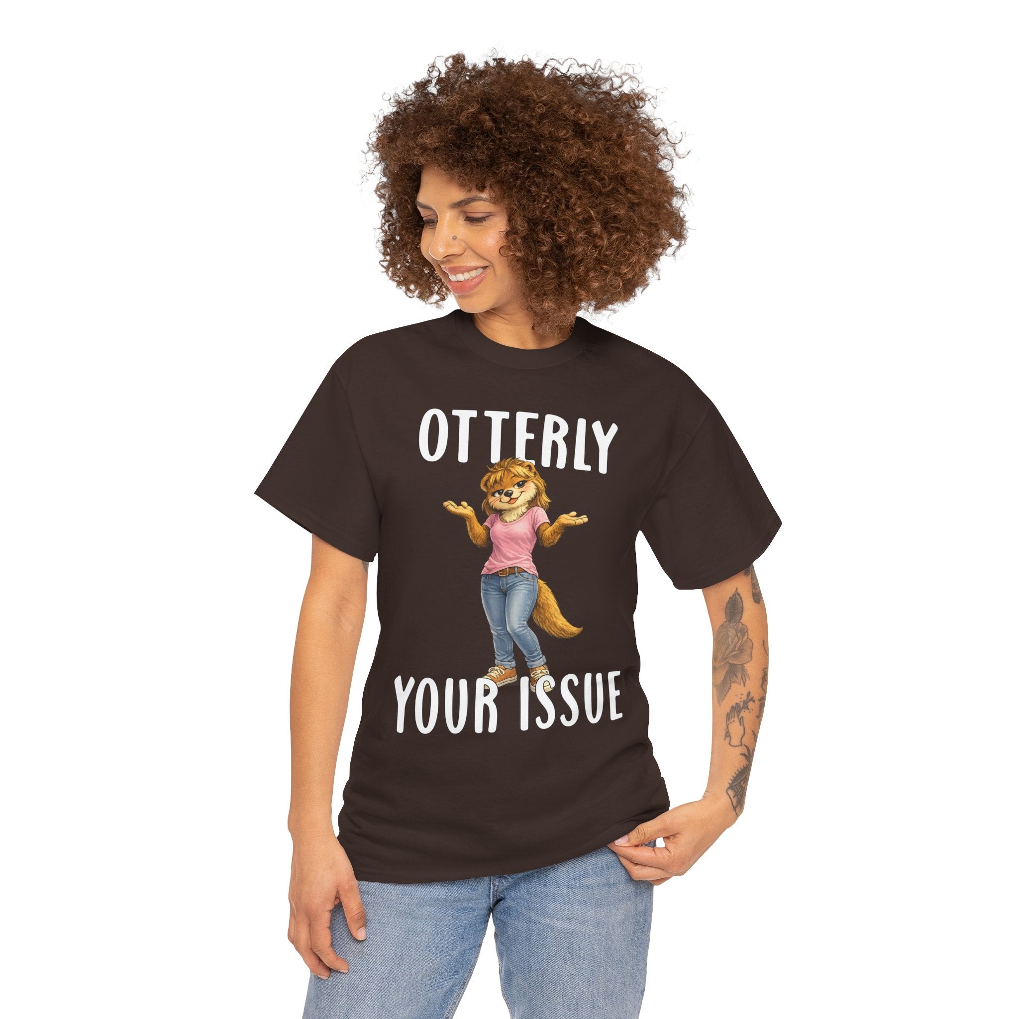 "Otterly Your Issue" Girl Tee - Otter Series