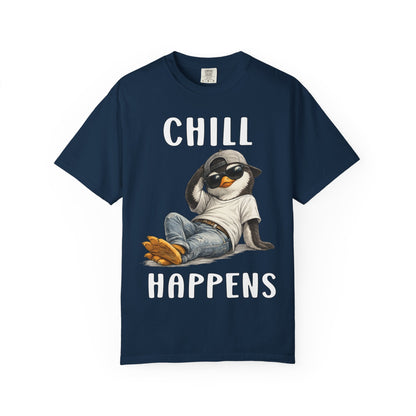 Chill Happens Boy T-shirt - Penguin Series