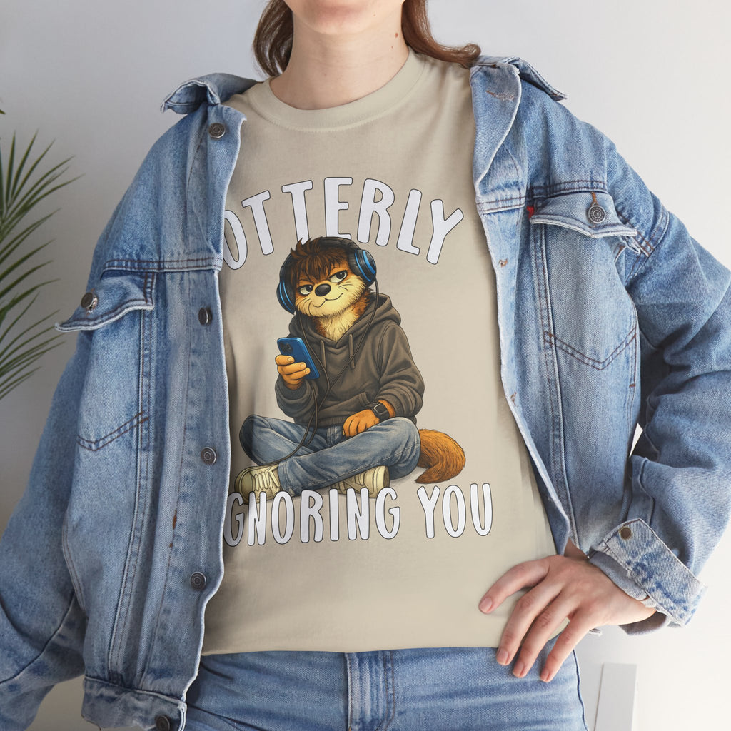 "Otterly Ignoring You" Teen Boy Tee - Otter Series
