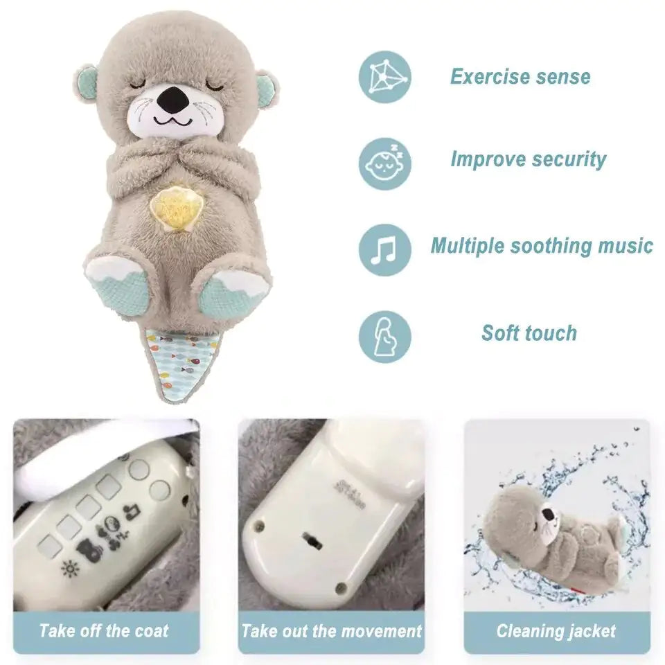 Oliver® Breathing Plush Otter Best Sleep Companion