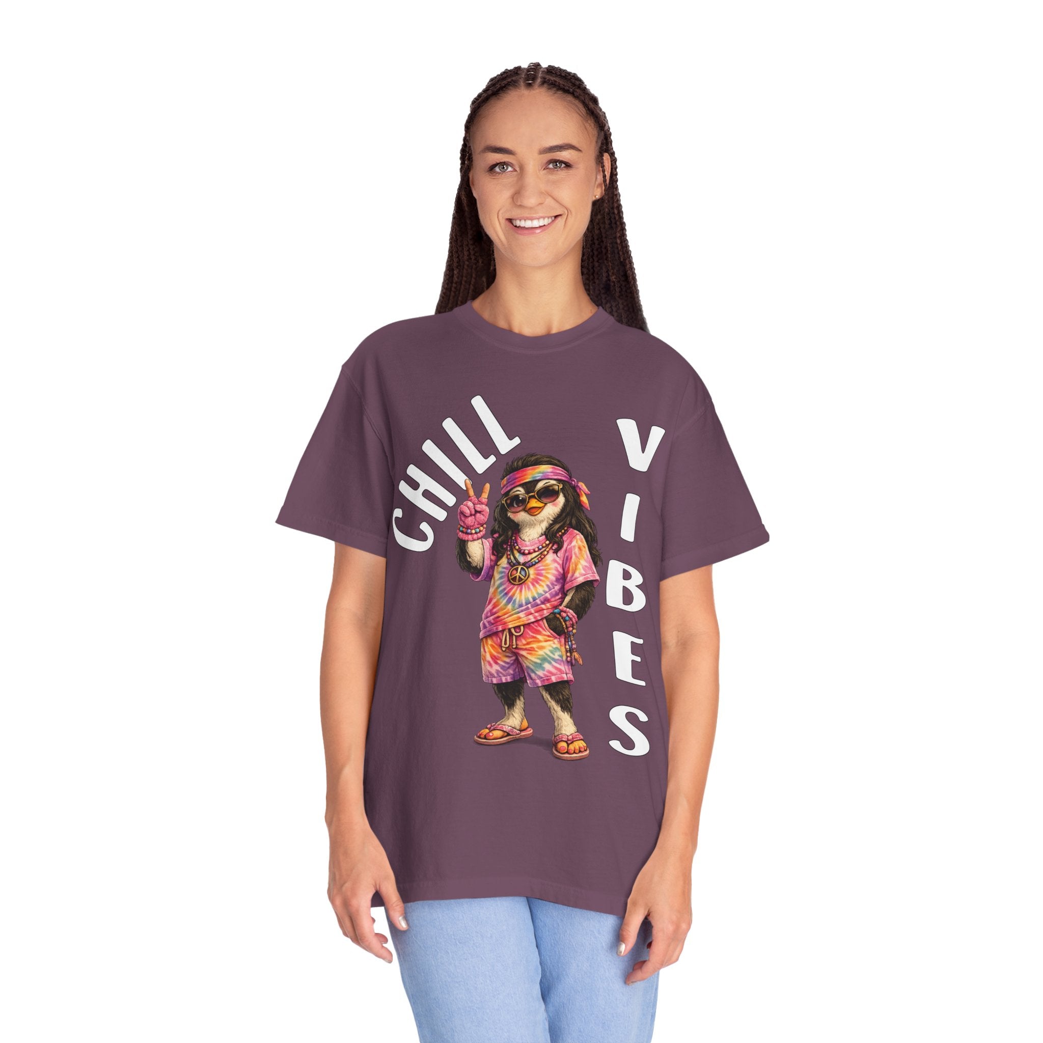 Chill Vibes Girl T-shirt - Penguin Series