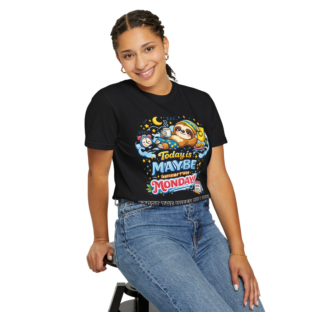 Monday - Procrastination Sloth Series T-shirt