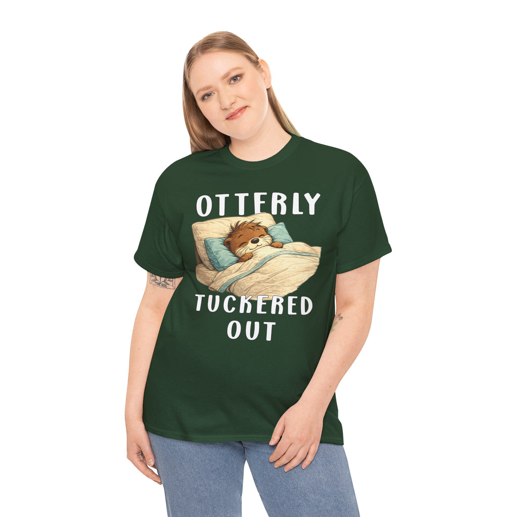 "Otterly Tuckered Out" Tee - Otter Series