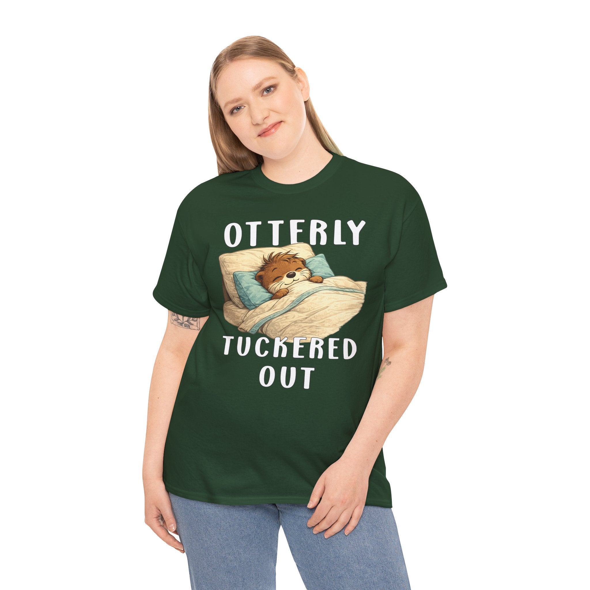 "Otterly Tuckered Out" Tee - Otter Series