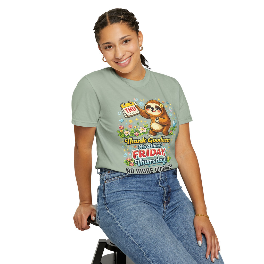 Thursday - Procrastination Sloth Series T-shirt