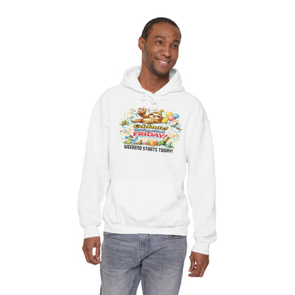 Friday - Procrastination Sloth Series Hoodie