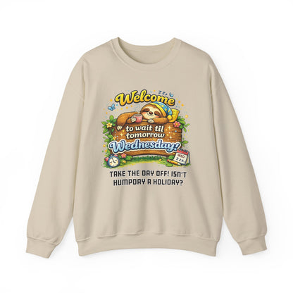 Wednesday - Procrastination Sloth Series Sweatshirt