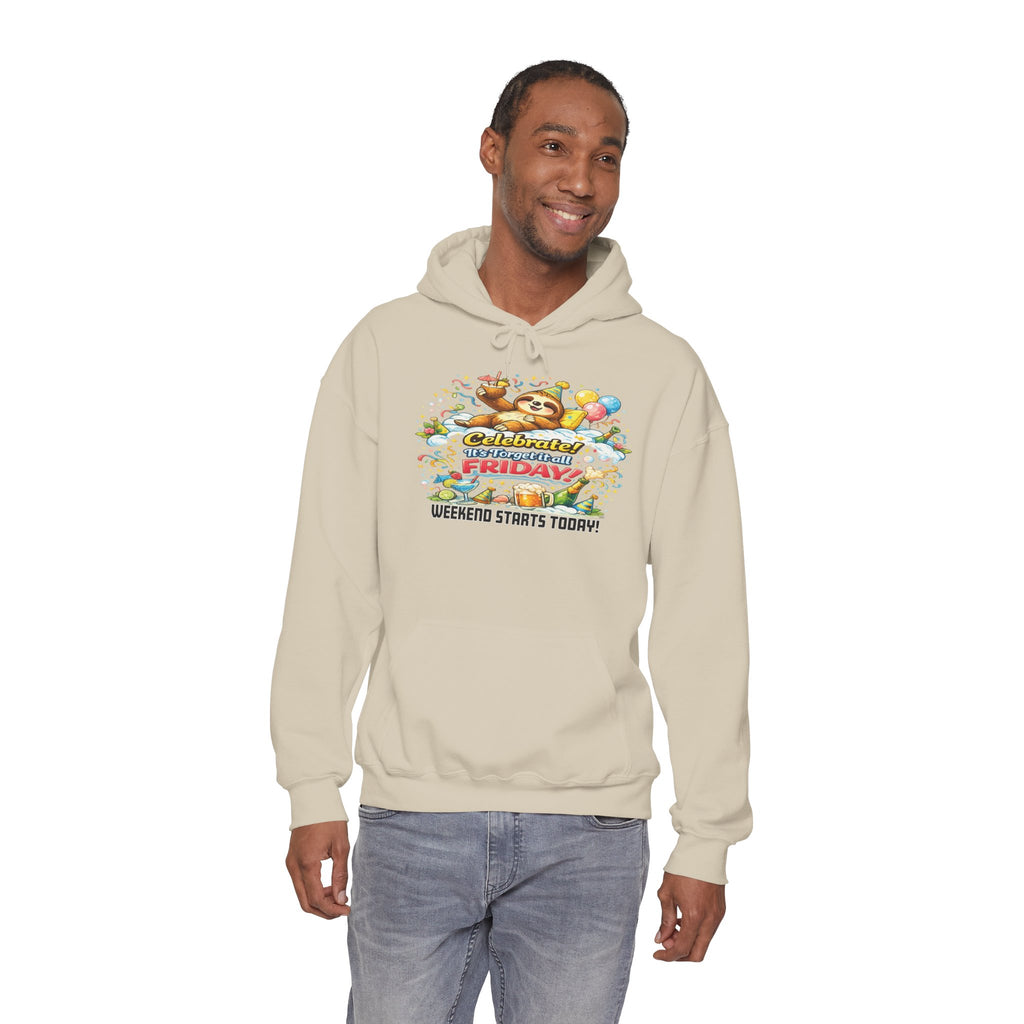 Friday - Procrastination Sloth Series Hoodie