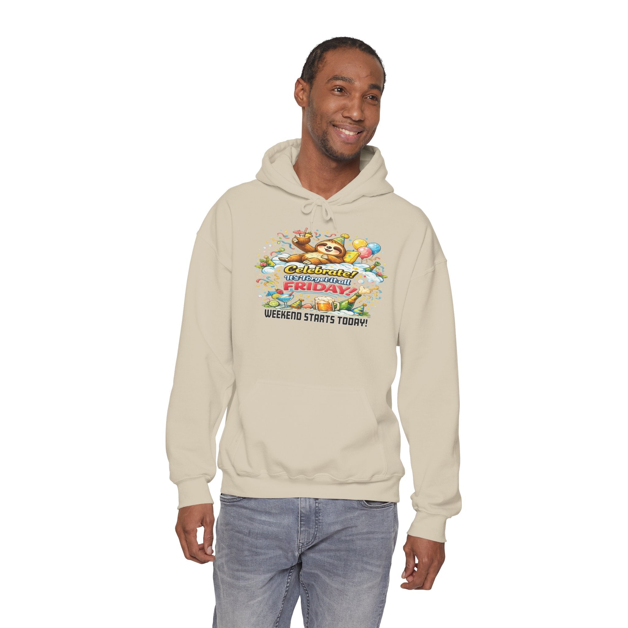 Friday - Procrastination Sloth Series Hoodie