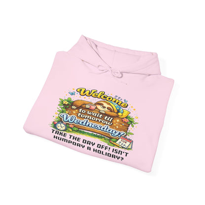 Wednesday - Procrastination Sloth Series Hoodie