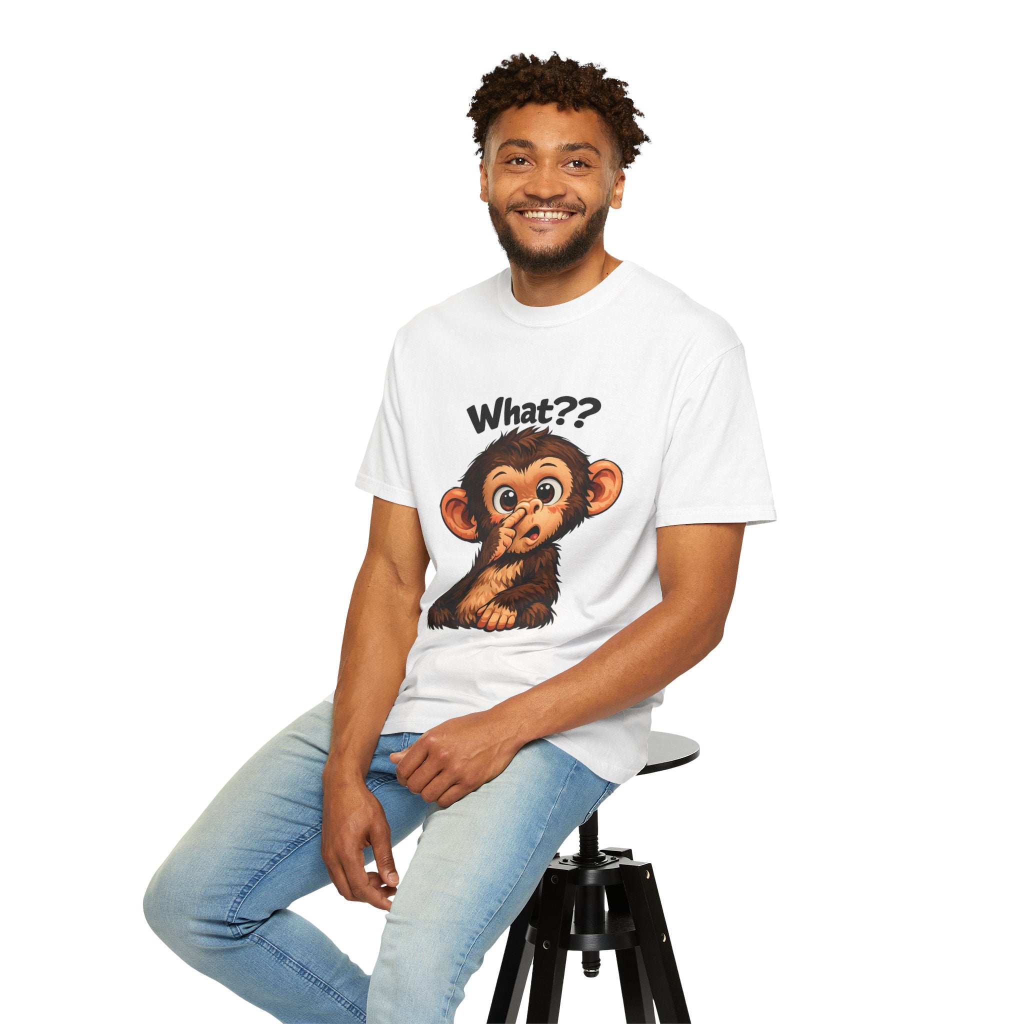 Monkey Says "What?" T-shirt