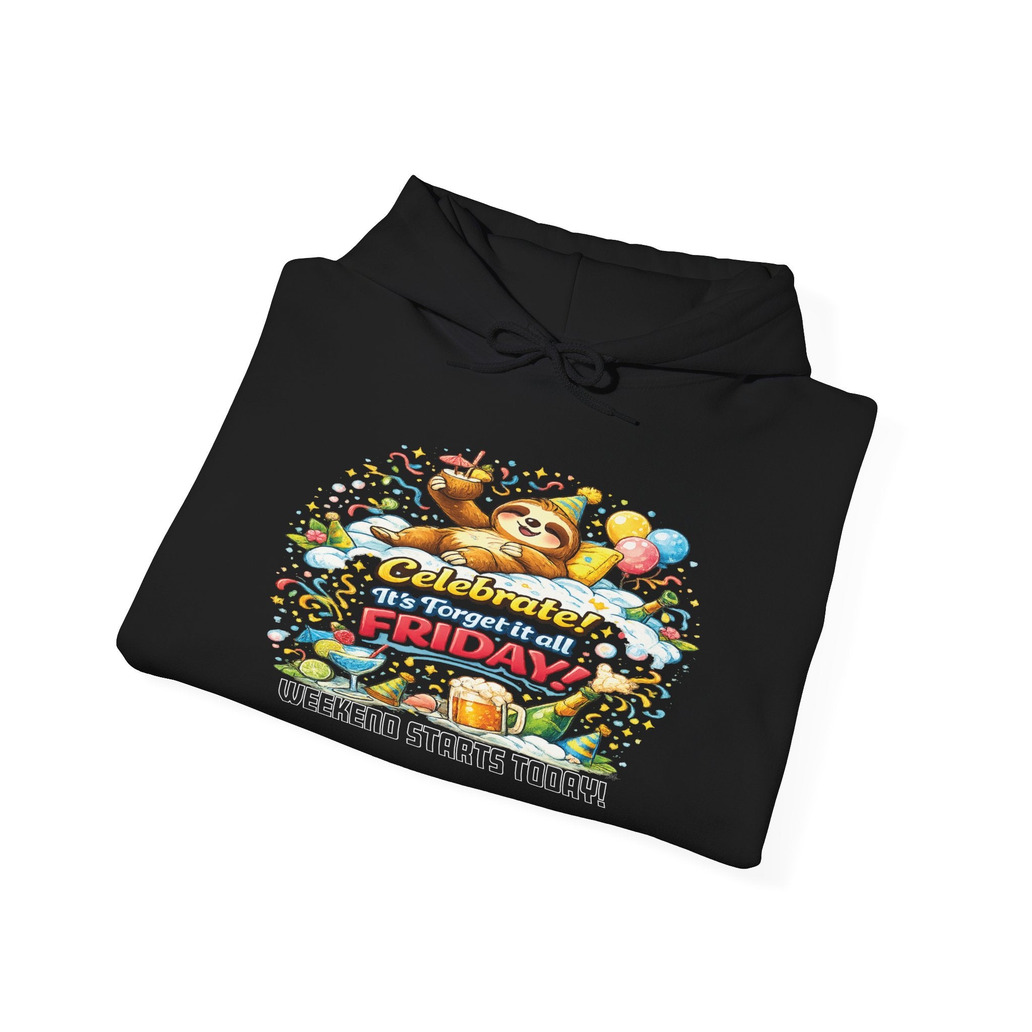 Friday - Procrastination Sloth Series Hoodie