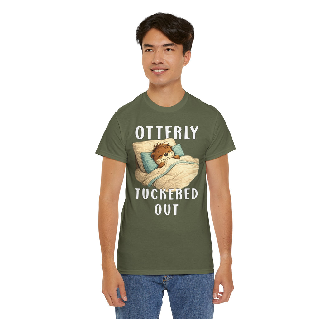 "Otterly Tuckered Out" Tee - Otter Series