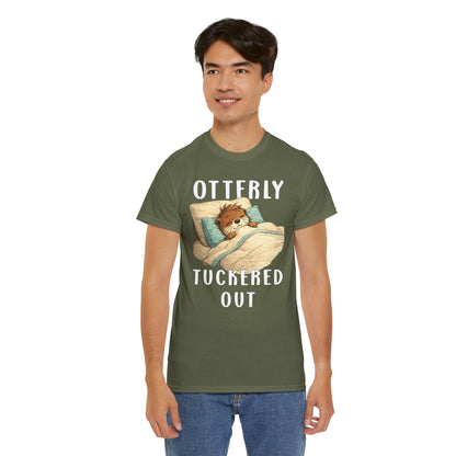 "Otterly Tuckered Out" Tee - Otter Series